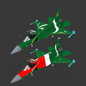 jf-17 rigged 3D