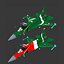 Equipo de pantalla JF-17 Thunder aparejado realista