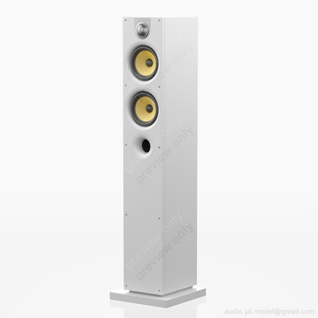 Bowers & Wilkins 684 S2 화이트 3D 모델 TurboSquid 1096604