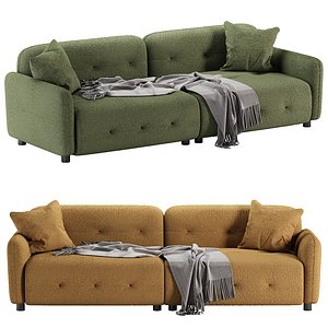 3D model Canape rembourre  po Kaspian 2015