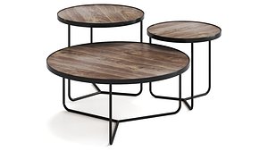 Manila by Lola Glamour Coffee Table 3D model