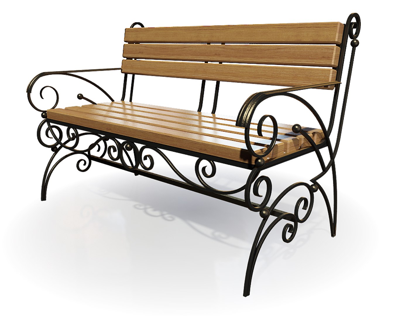 Forged Benches 3d Max