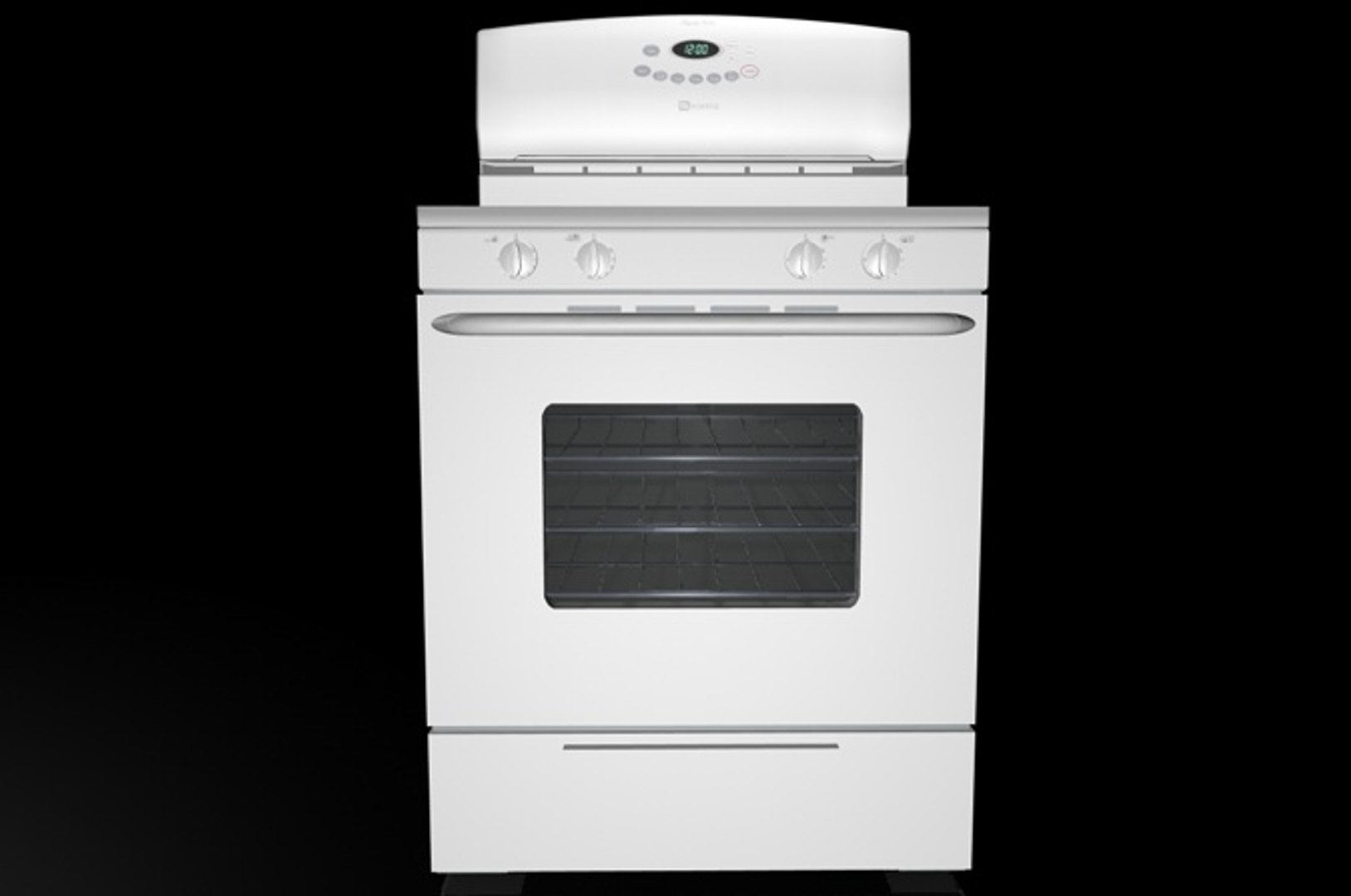 oven freestanding gas range c4d