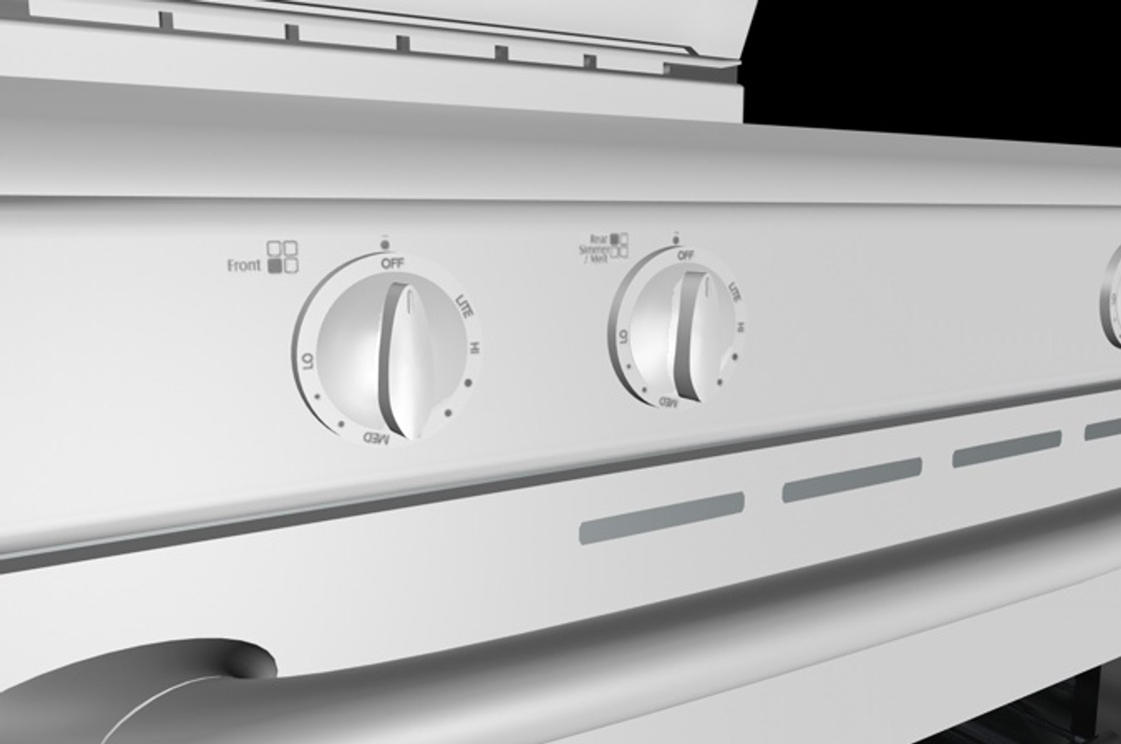 oven freestanding gas range c4d