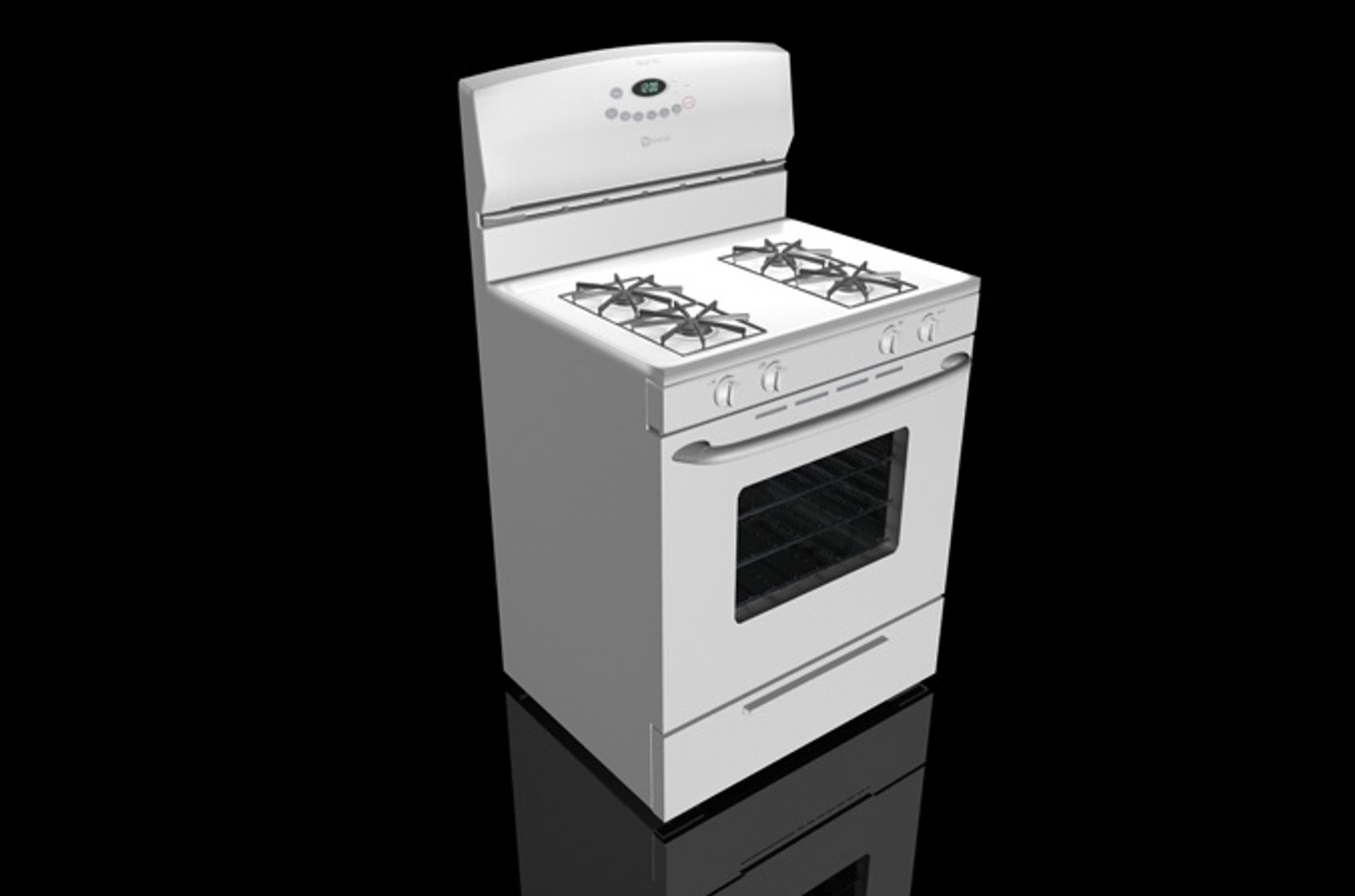 oven freestanding gas range c4d