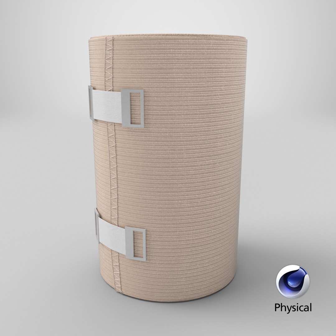 Medical Elastic Bandage 01 3D model https://p.turbosquid.com/ts-thumb/ft/BUmCYj/h1/stemcell_cinema_4d_physical_render/png/1707814113/1920x1080/fit_q87/fe3a4ff746fc2b1316b4b4618a0dde54df3b013f/stemcell_cinema_4d_physical_render.jpg