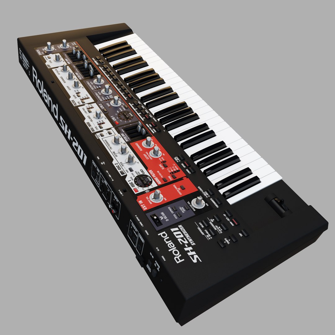 Roland Sh-201 3d Model