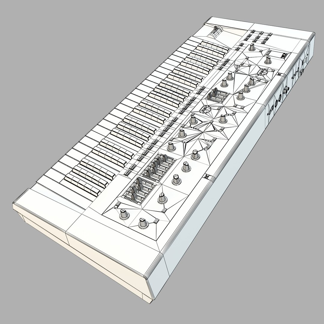 Roland Sh-201 3d Model