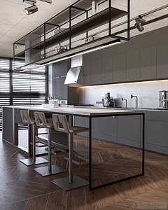 Modern living - C1 3D model