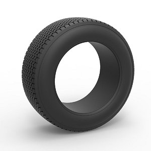 Dirt Sprint racing front tire Scale 1 to 25