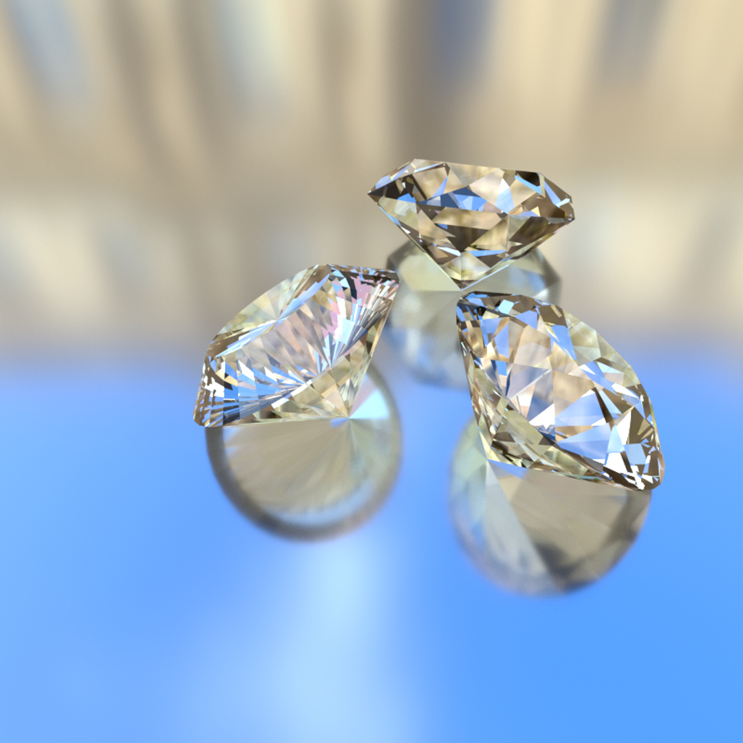 Diamonds 3d Model
