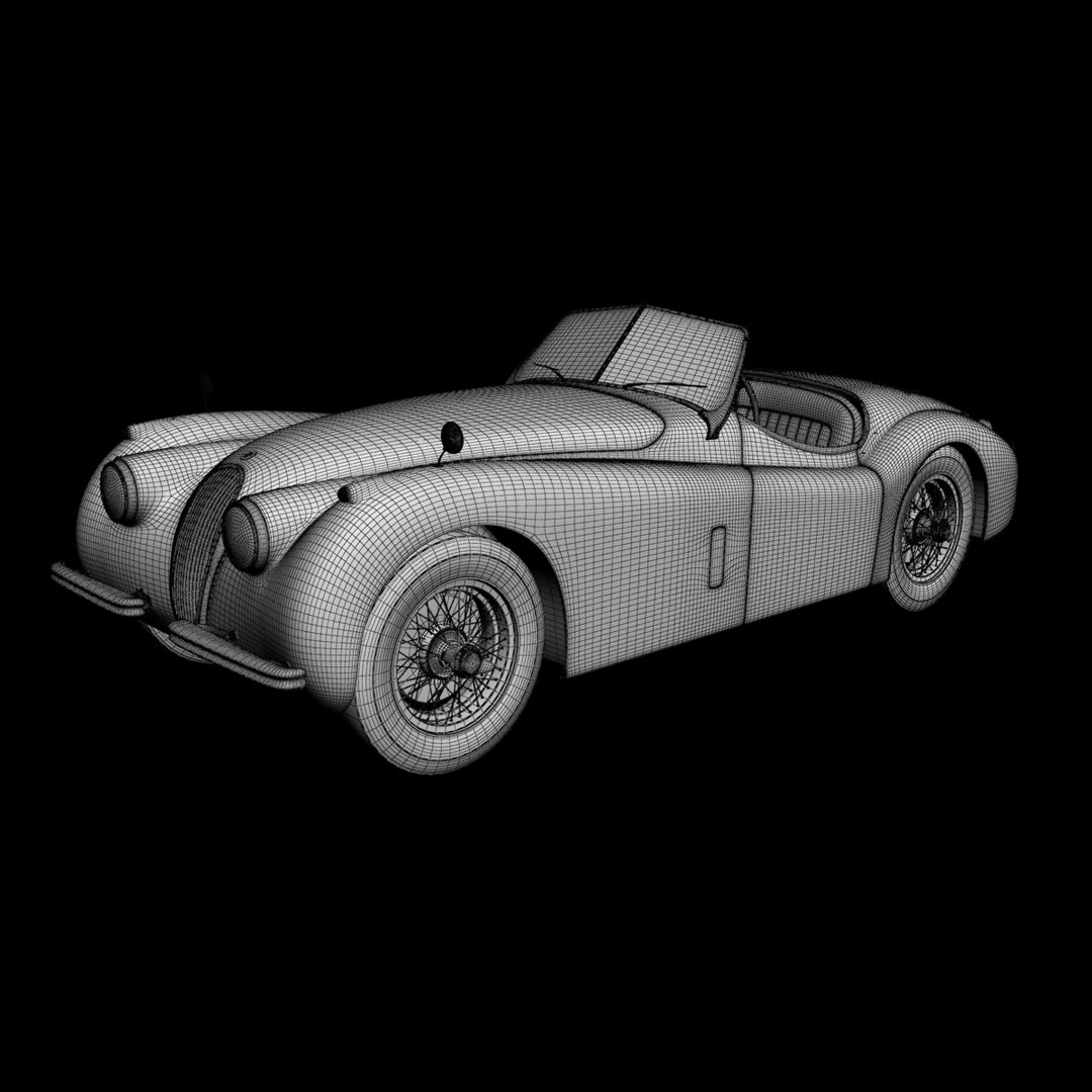 xk120 roadster 3ds