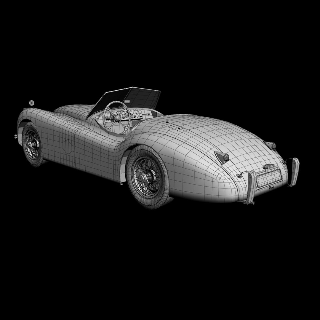 xk120 roadster 3ds