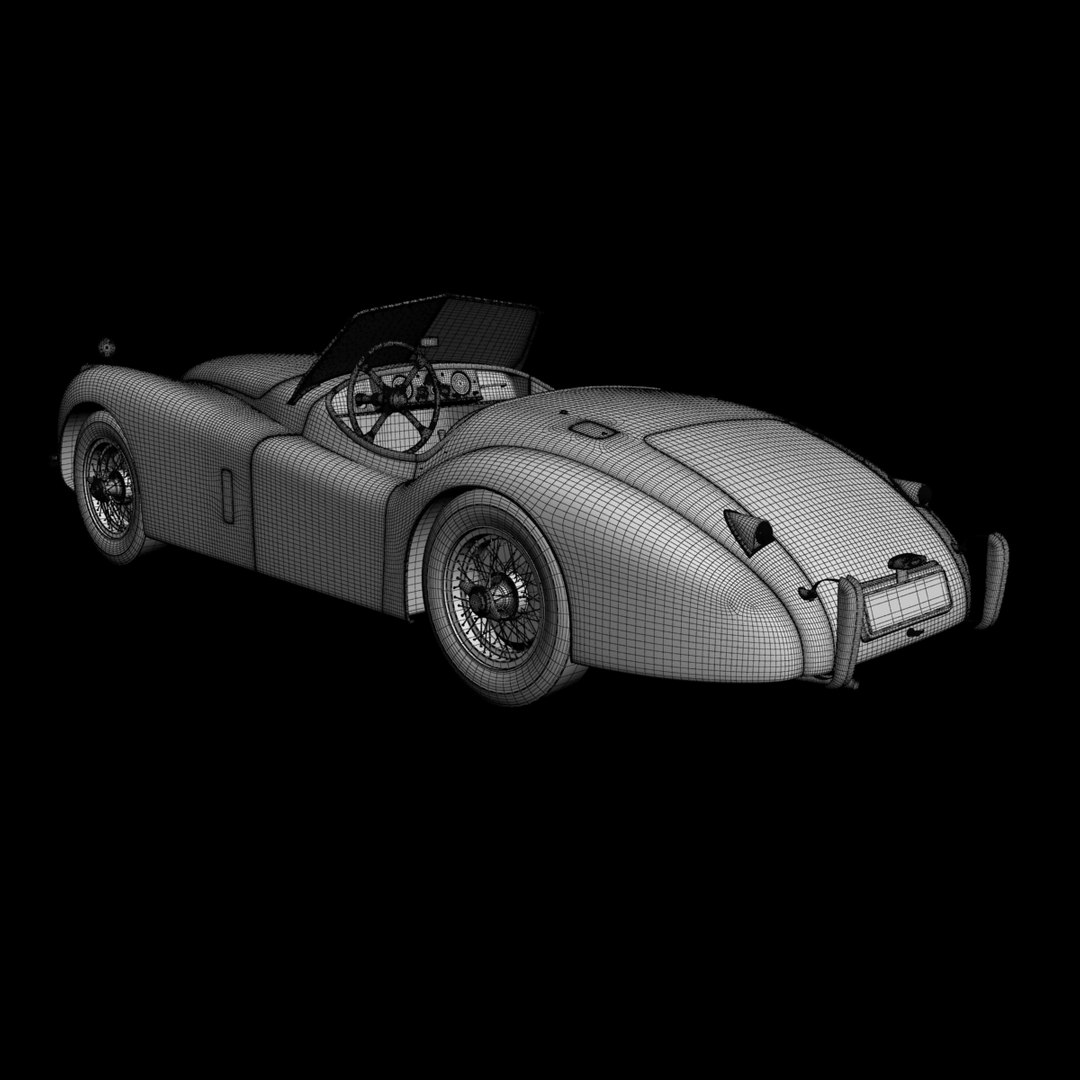 xk120 roadster 3ds