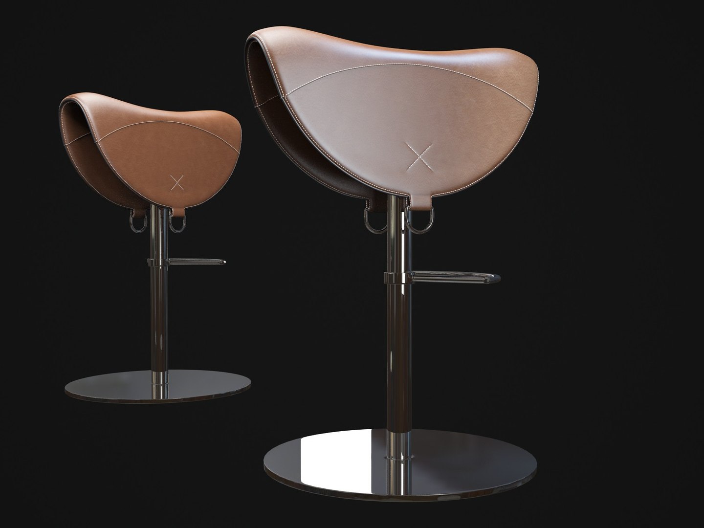 Rodeo-bar-stool Obj