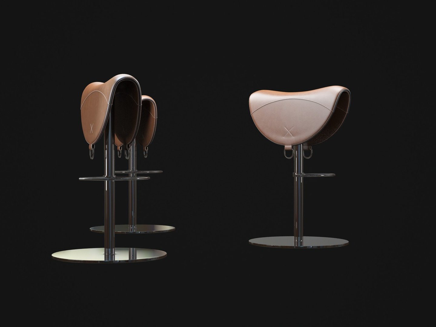 Rodeo-bar-stool Obj