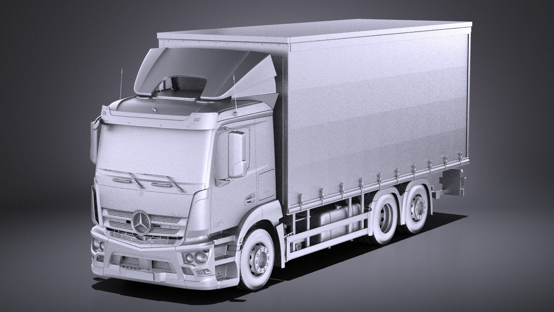 3D Model Mercedes 2017 Box | 1146074 | TurboSquid