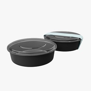 meal prep container 3D model