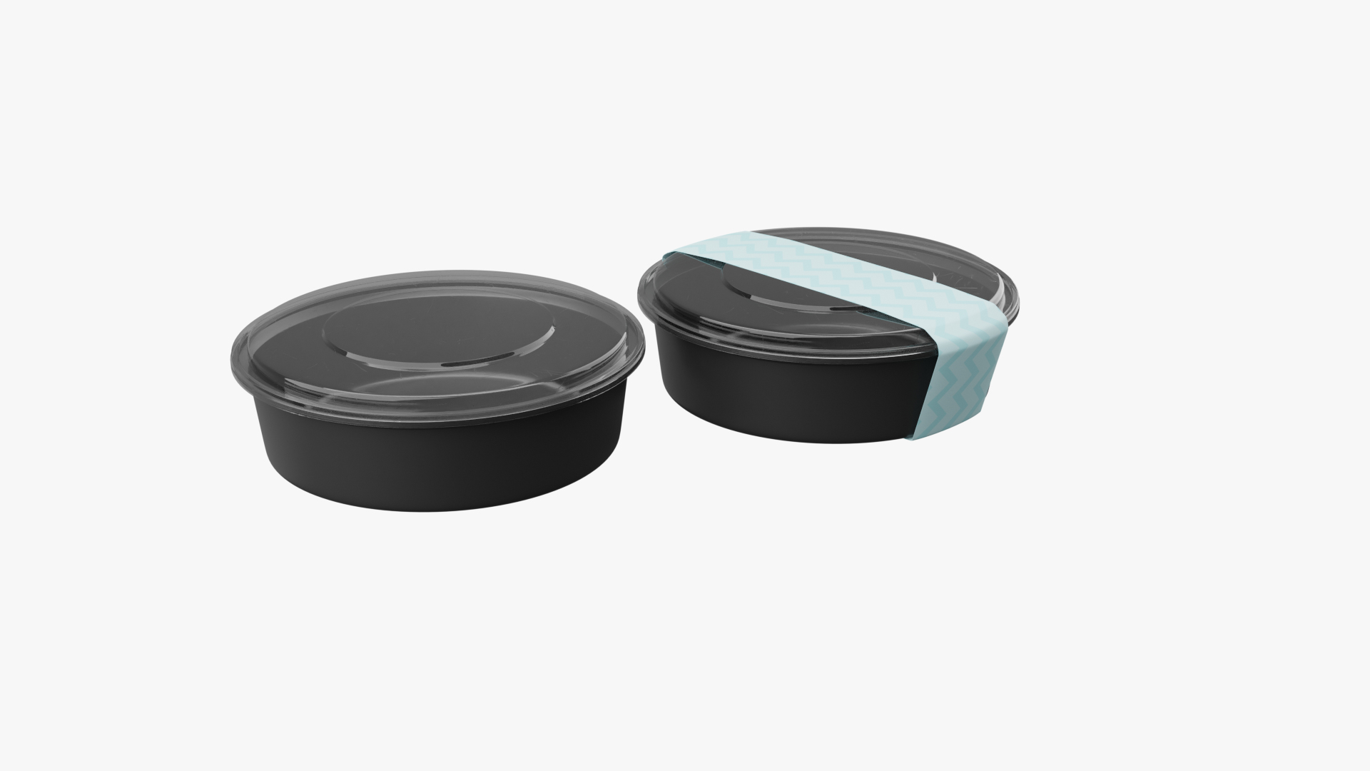 Meal Prep Containers - Disposable 3D model