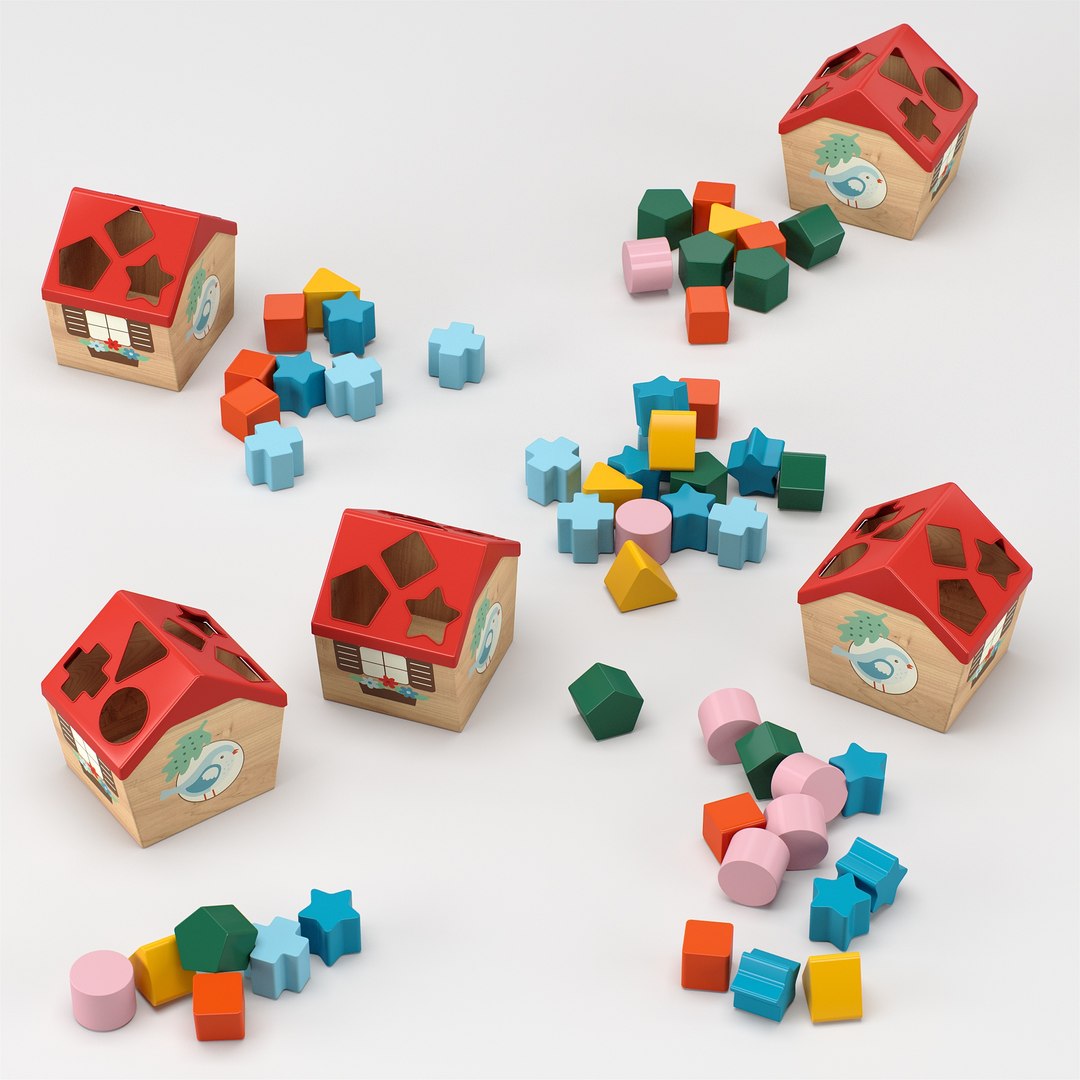 3D IKEA UPPSTA Shape Sorter Toy TurboSquid 2049583