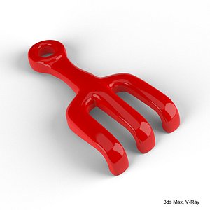3d children s toy rake