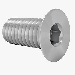 bolt steel 3D model