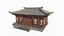 アジアの古代建築のウィングルーム