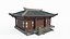 アジアの古代建築のウィングルーム