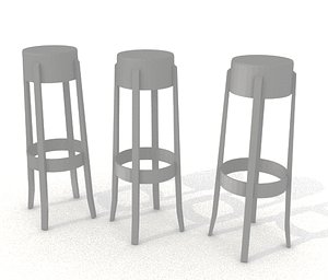 tolix stool 3D