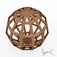 Leonardo Hebdomecontadilfaedron 3D