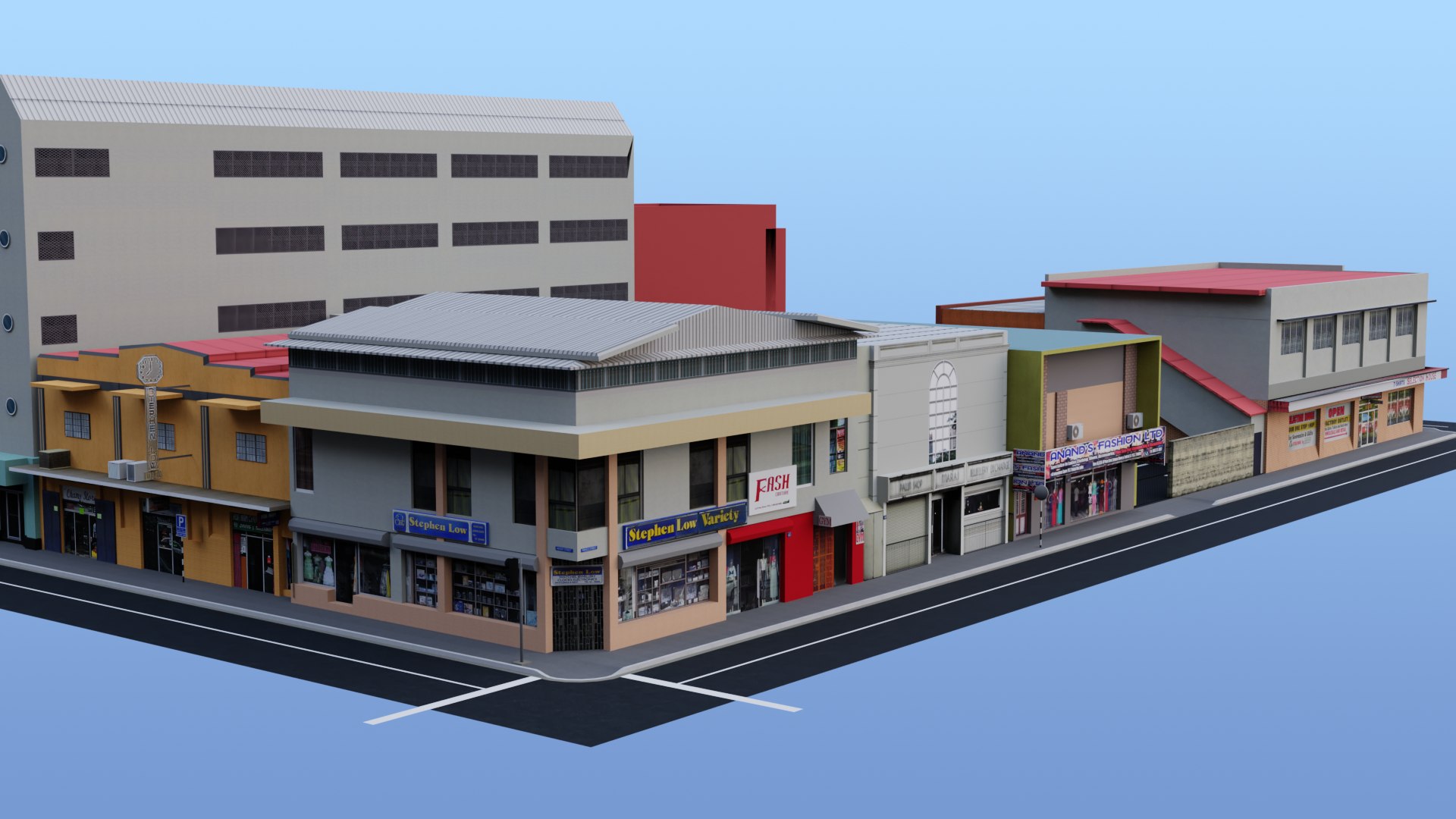 3D Buildings Block 37 - TurboSquid 1883547