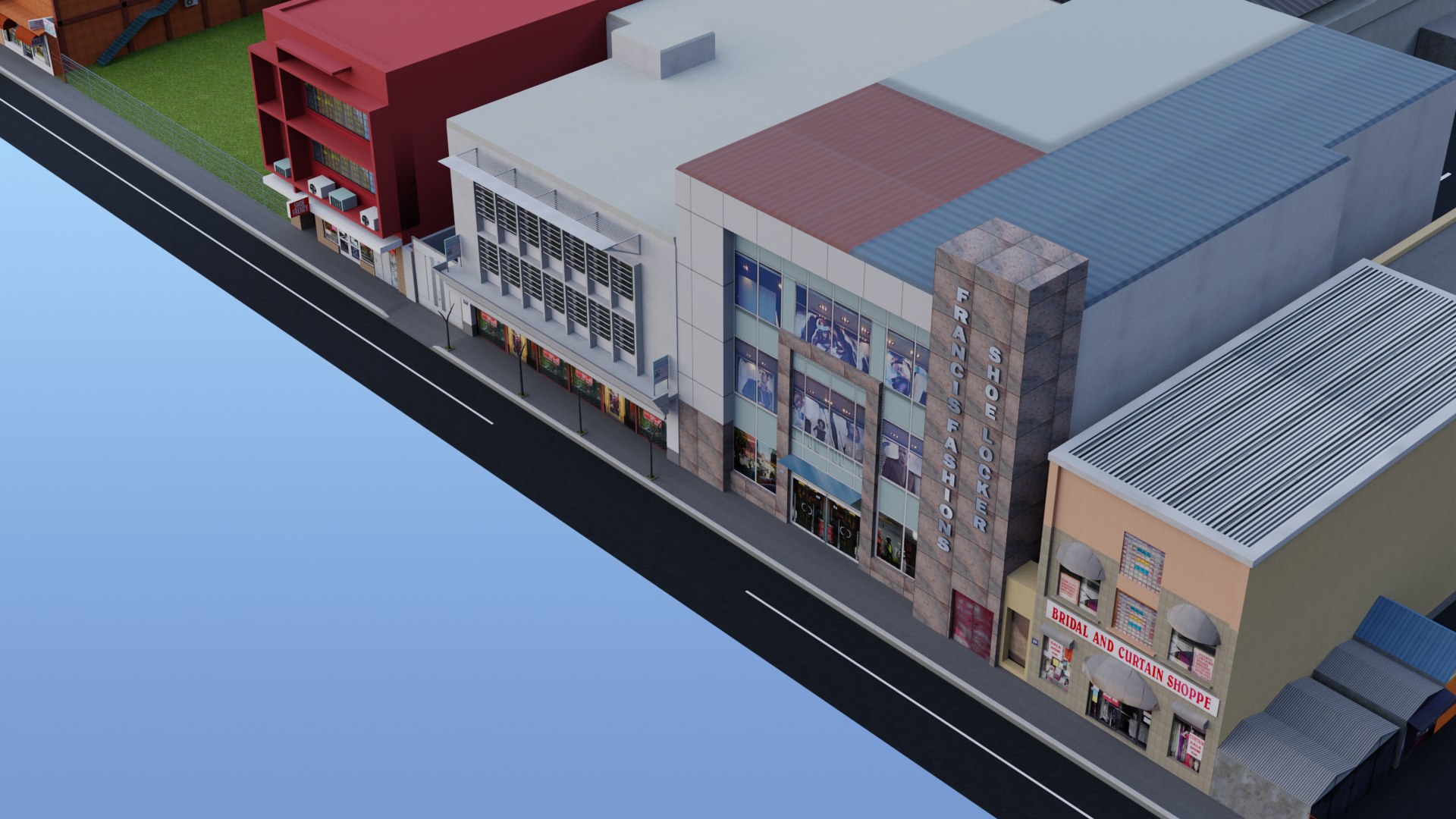 3D Buildings Block 37 - TurboSquid 1883547
