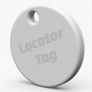 3D model Round Bluetooth Locator Tag