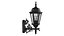 Lanterna de parede externa preta Welbourne Progress Lighting