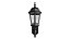 Lanterna de parede externa preta Welbourne Progress Lighting