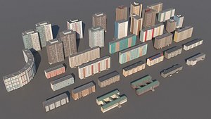 Germany buildings pack 3D model