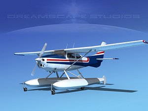 propeller cessna 182 skylane 3d max