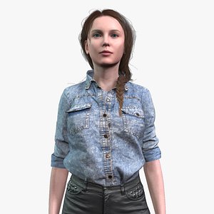 Realistic Woman Avatar 3D