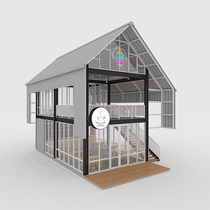 3D Cafe Modern 5 model