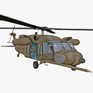 MH-60 Black Hawk Rigged