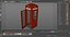 3D Classic British Telephone Booth