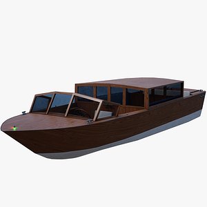 Water Cab - Fully Rigged and Animated Model
