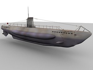 german type u-boat obj