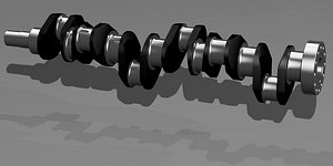 crank shaft 3d model
