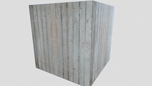 pbr old concrete 3D model