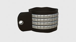3D bracelet with spikes