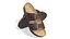 Herren-Sandalen mit weichem Fußbett, dunkelbraun
