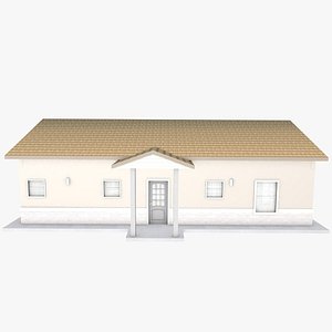 3D TRADITIONAL RESIDENTIAL BUILDING