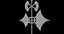 Fantasy Spear Glow Weapon with PBR