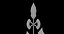 Fantasy Spear Glow Weapon with PBR